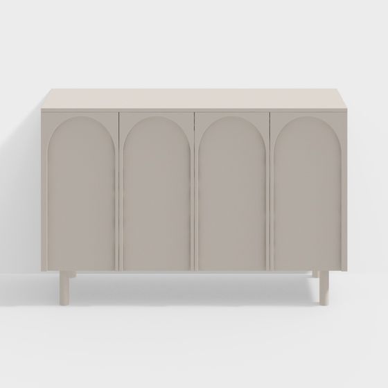 1.4M Sideboard 3D Model in Beige for Memberships