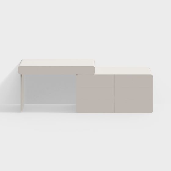 Urban Corner Bench 3D model