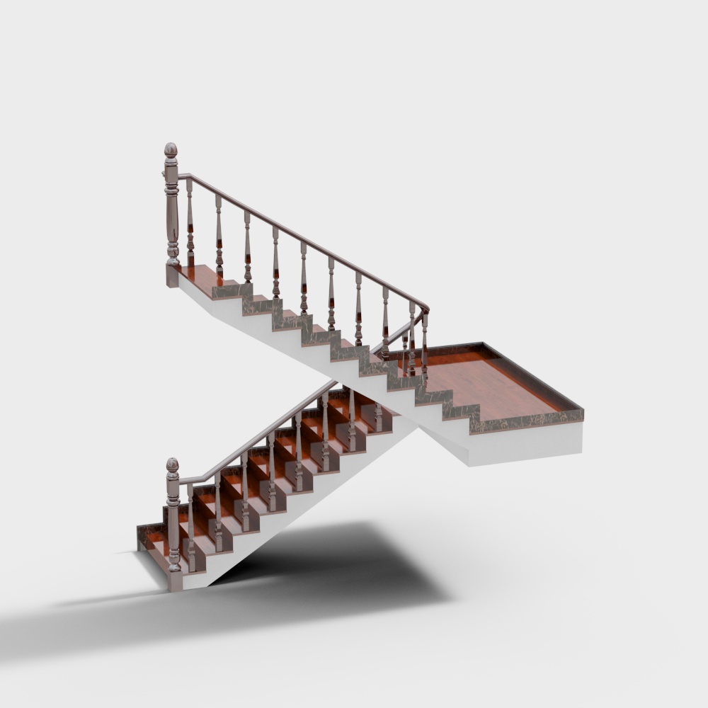 European Style Staircase First Floor With Skirting