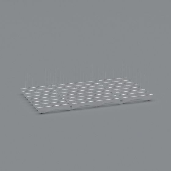 Wavy Rail 3D model
