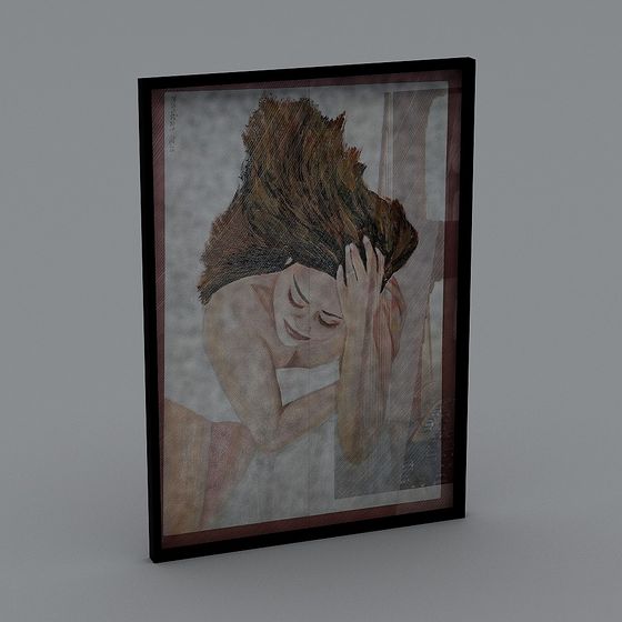 The Thinker 3D model