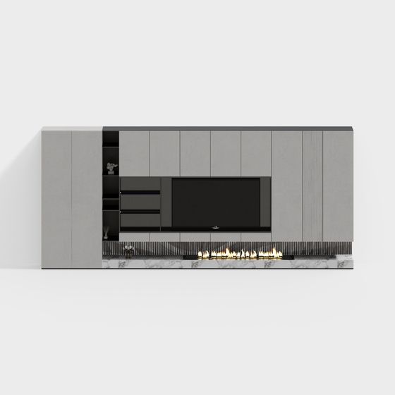 Urban Living Media Console 3D model