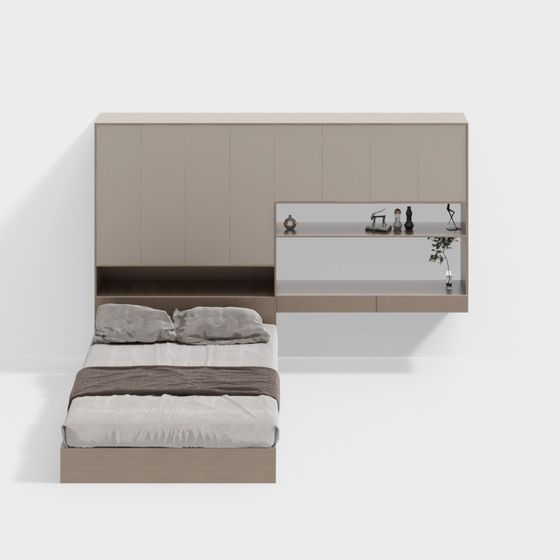 Modern Floating Nightstand 3D model