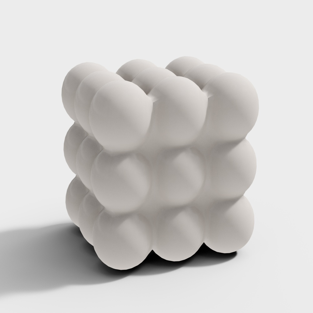Bubbly Cube 3D model