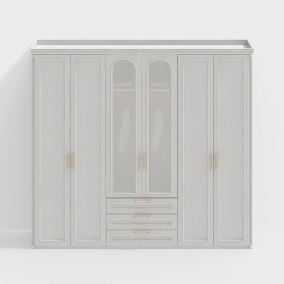 Urban Elegance Wardrobe 3D model