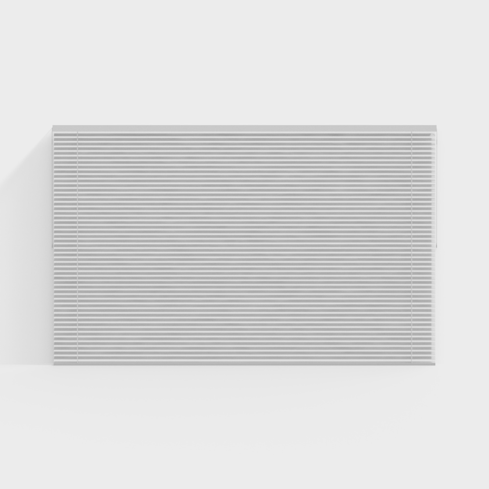 Elegant Louvered Shutter 3D model