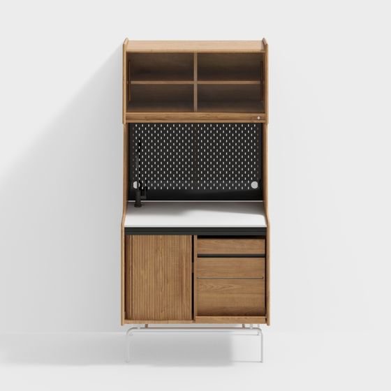 Urban Study Room 3D model for Modern Aesthetics