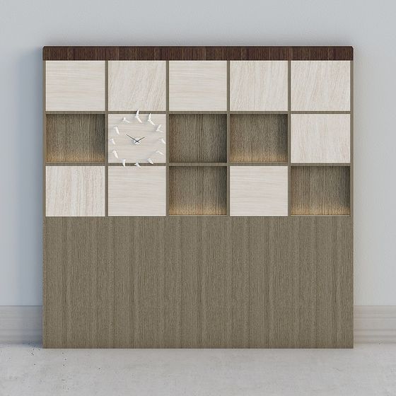 Modular Bookshelf 3D model for Modern Aesthetics