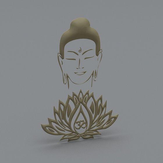 Buddha's Enlightenment 3D model