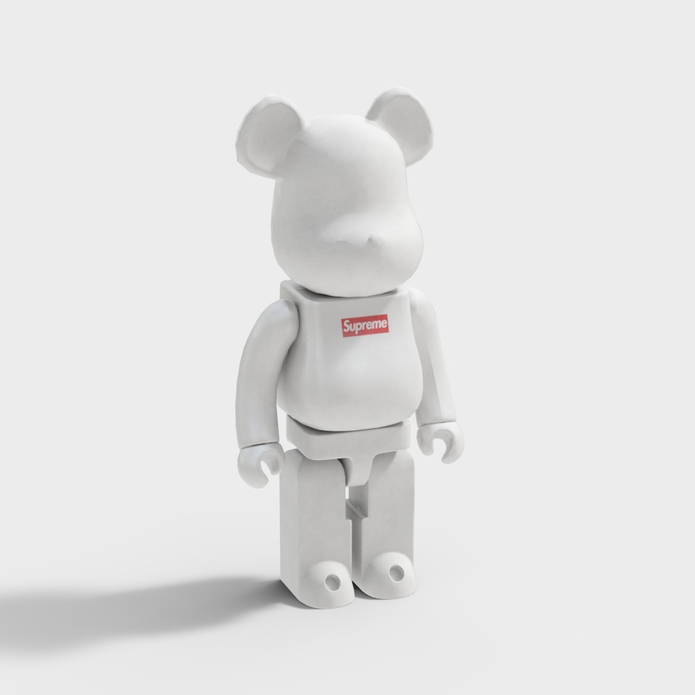 Supreme Bear Low-Poly 3D Model