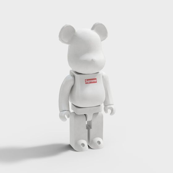Supreme Bear Low-Poly 3D Model