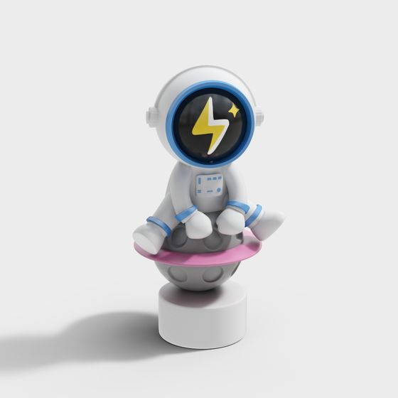 Futuristic Astronaut 3D model