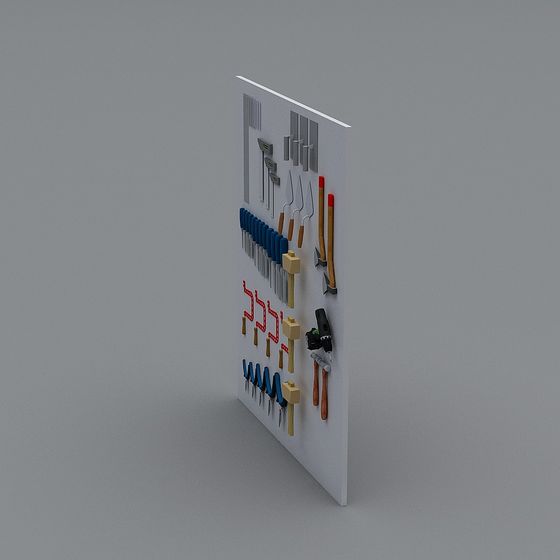 Artistic 3D Model Toolboard for Digital Creatives