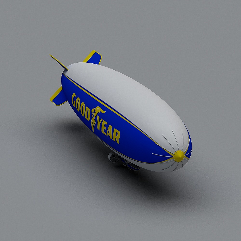 Goodyear Blimp 3D model
