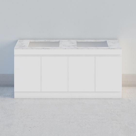 Minimalist Bathroom Vanity 3D model