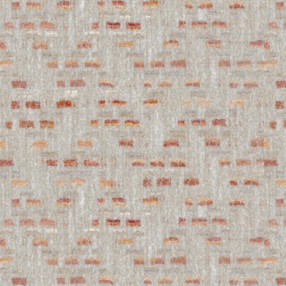 Cozy Geometric Jacquard Material in Earth Colors