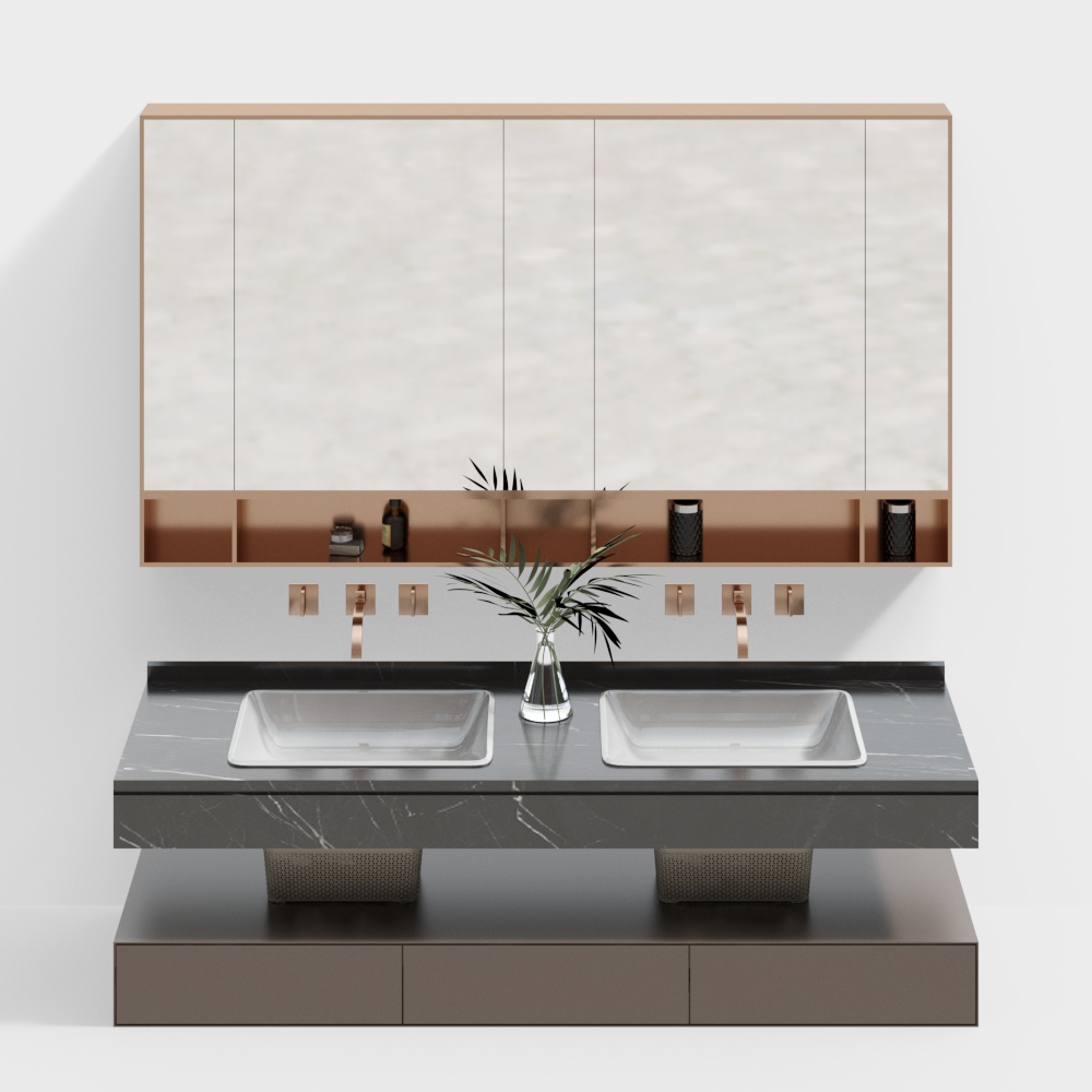 Gabinete de baño combinado-gabinete de baño