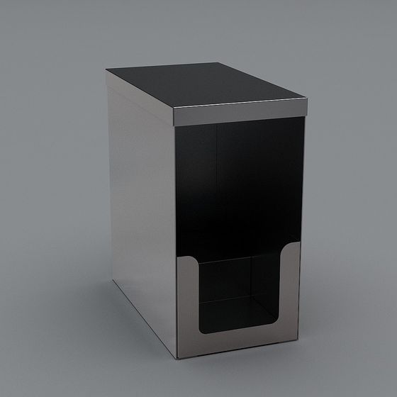 Sleek Urban Corner Side Table 3D model