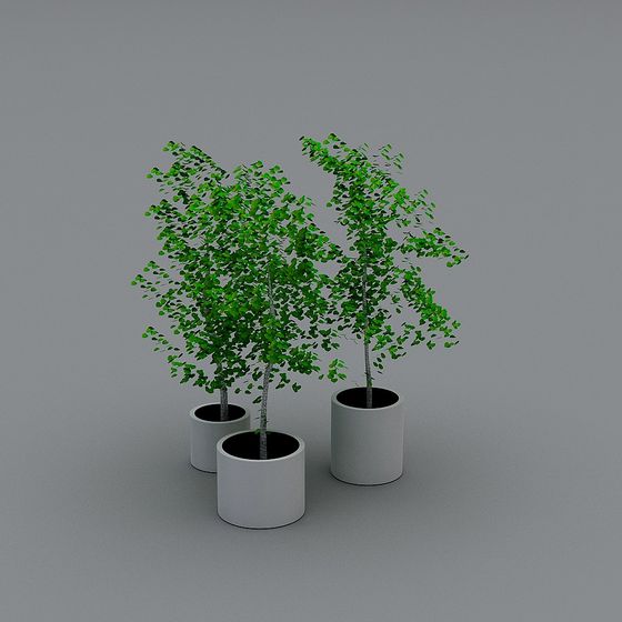 Urban Oasis 3D model - Lush Greenery for City Environments