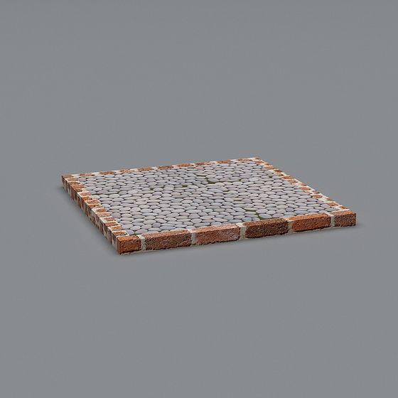 Pebble Path 3D Model