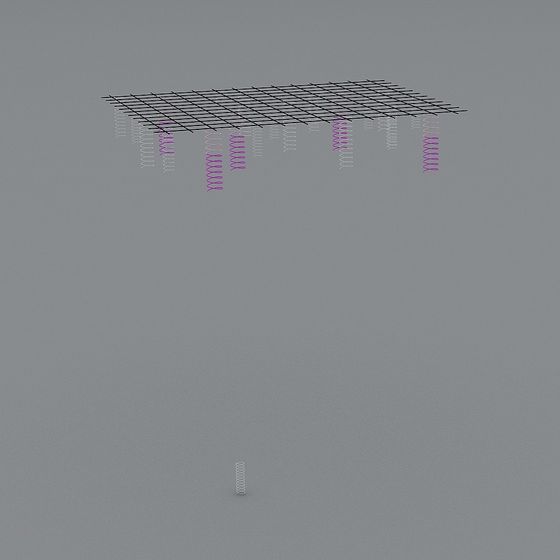 Low Polygon Spring Floor 3D Model Design