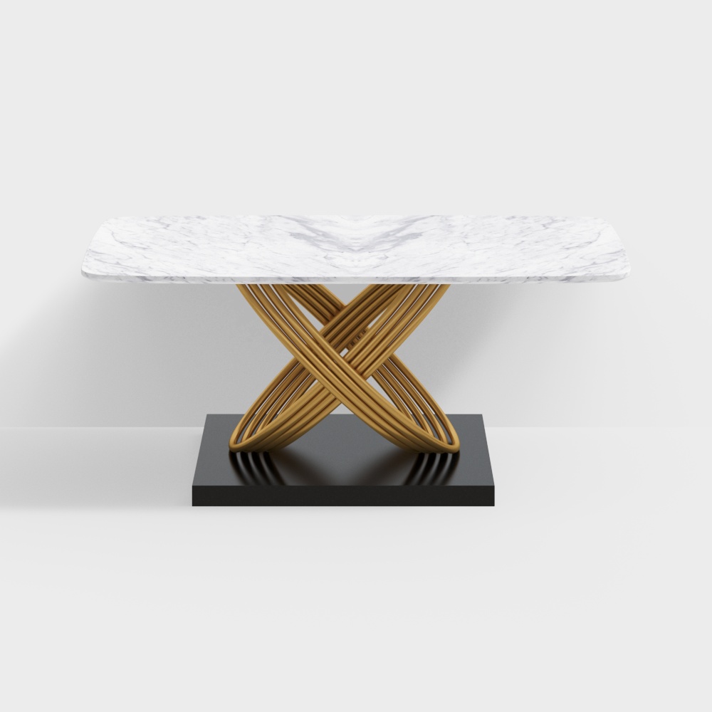 1.8m Marble dining table - BSVF632