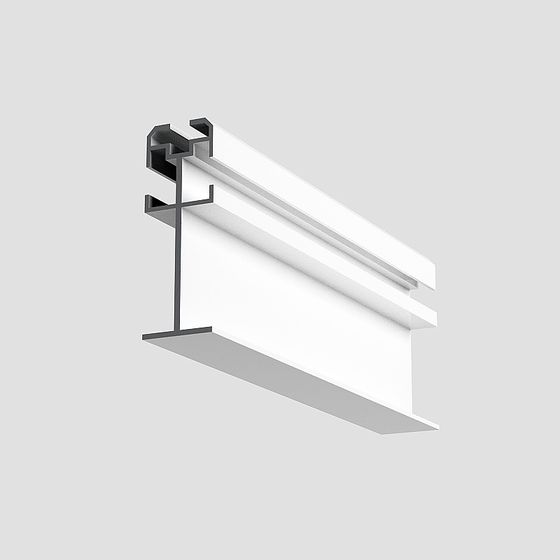 Stylish Black and Gray Angle Line 3D Model
