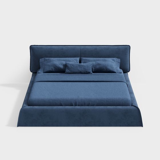 Cozy Retreat 3D model Bed