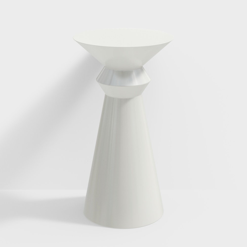 Elegant Cone Table Lamp 3D model