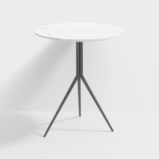 Elegant Round Table 3D model for Creative Spaces
