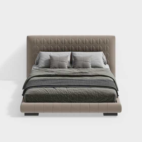 Urban Elegance 3D model Bed