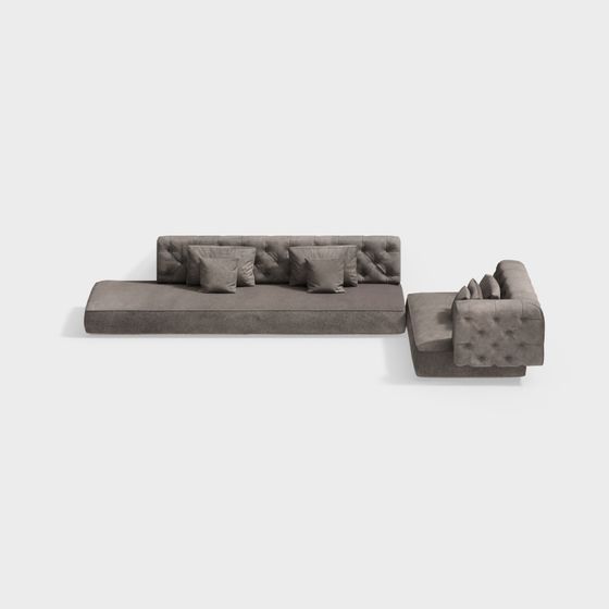 Sleek Modern Sofa 3D model