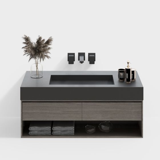 gabinete de lavabo de tocador de lavabo de encimera Cerámico wastafel westafel