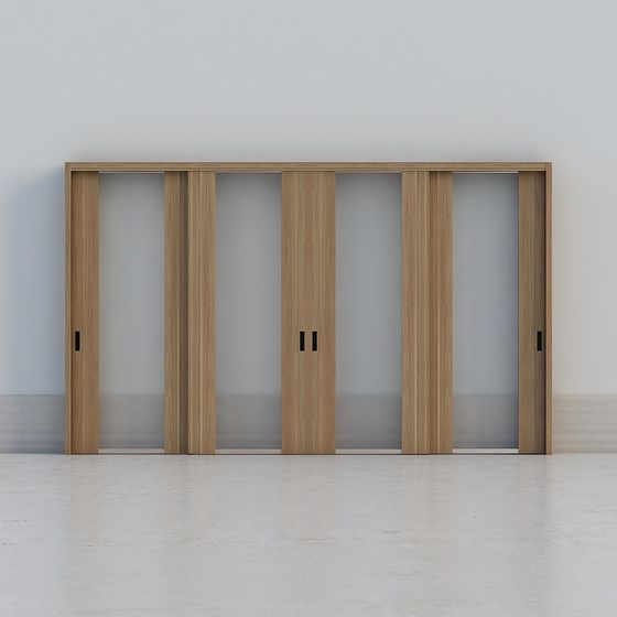 Elegant Sliding Door Series 3D model