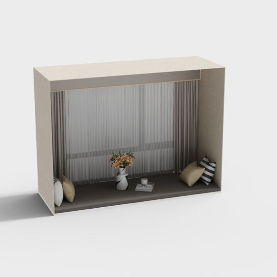 Cozy Corner 3D model for Modern Minimalist Interiors