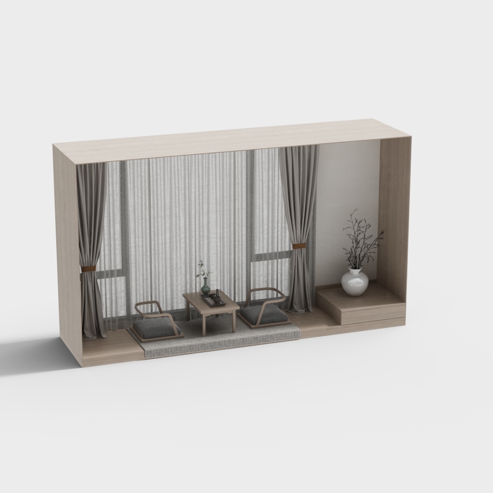 New Chinese style bay window