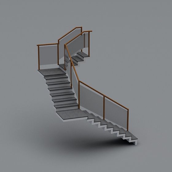 Urban Staircase 3D model