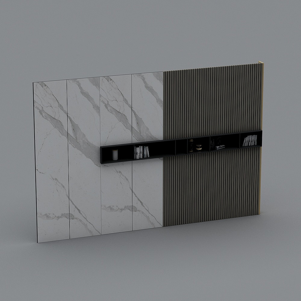 Urban Bookshelf 3D model