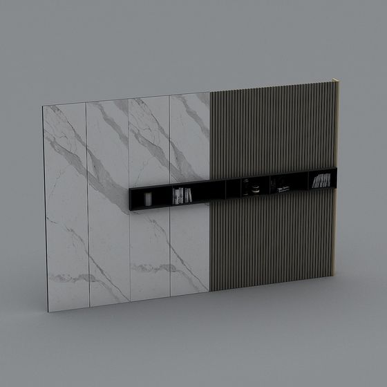 Urban Bookshelf 3D model