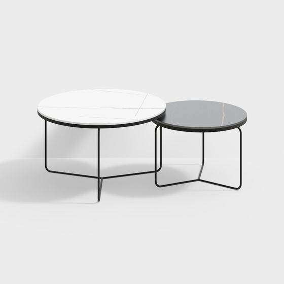 Urban Retreat Coffee Table 3D model for Modern Spaces