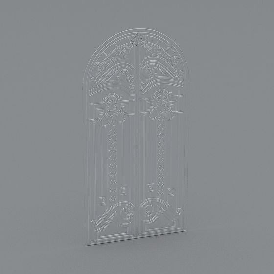 Castle Gate 3D model - Low Poly Design