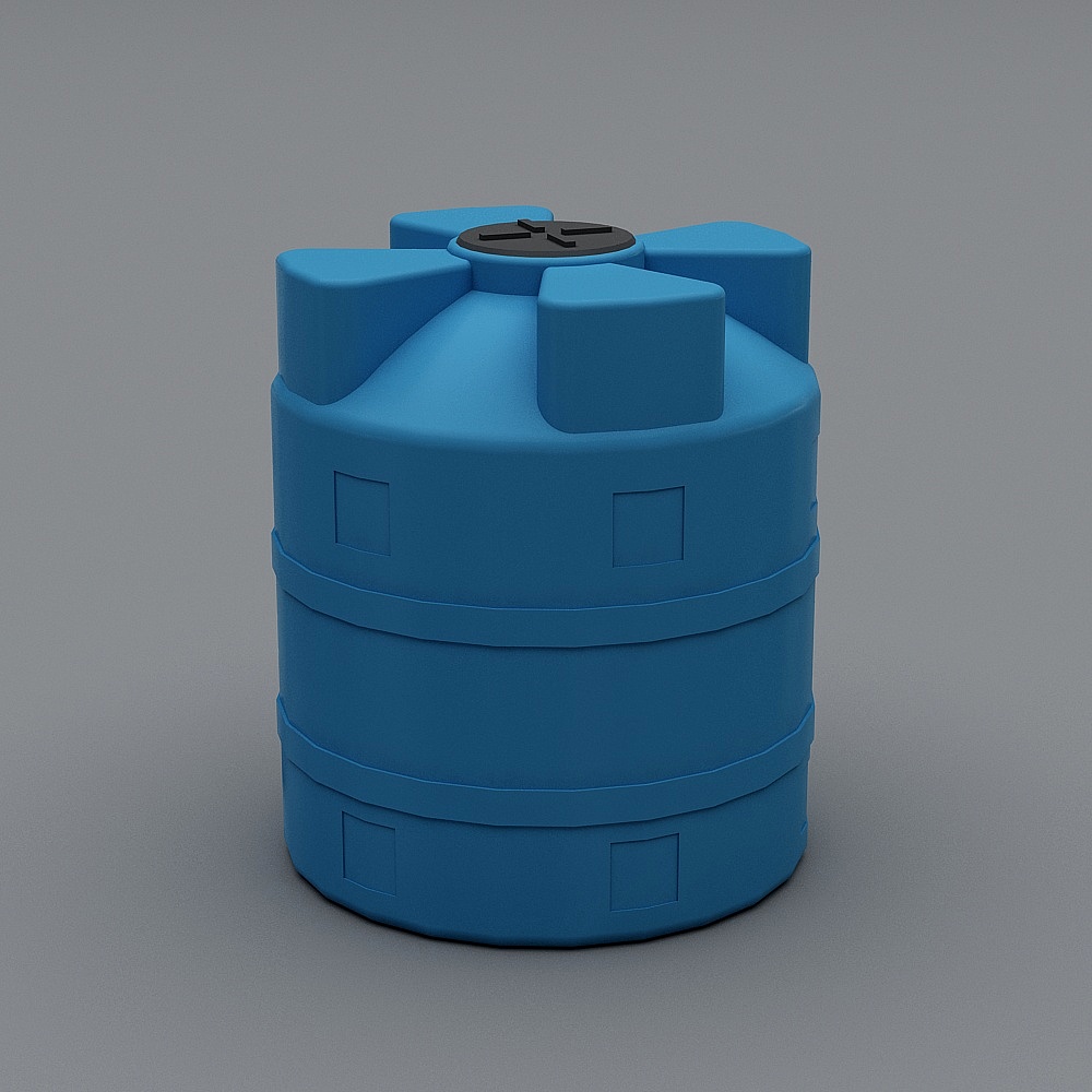Industrial Storage Tank 3D model