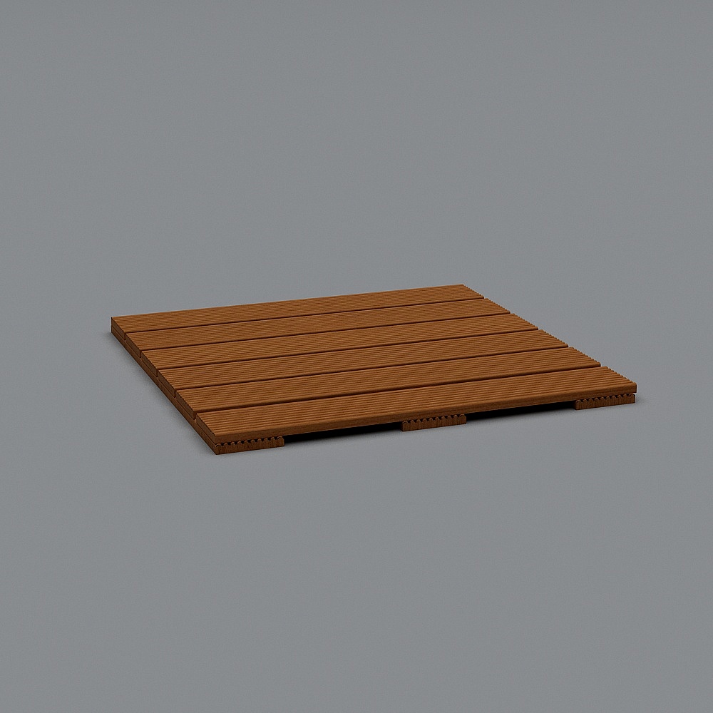 Wooden Decking 3D model