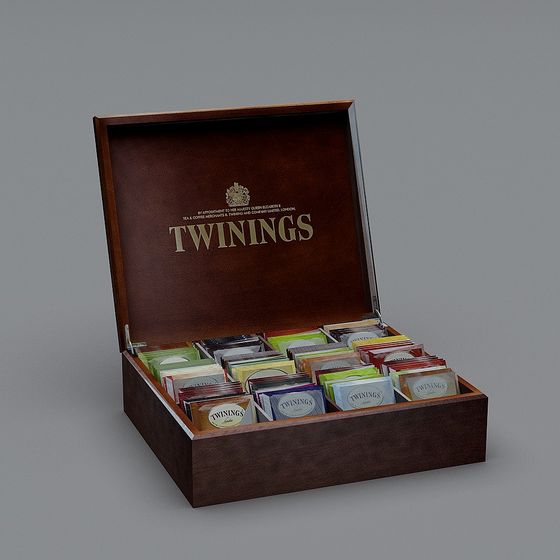 Elegant Twinings Tea Box 3D model