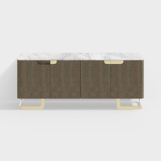 Urban Elegance Cabinet 3D model for Modern Interiors