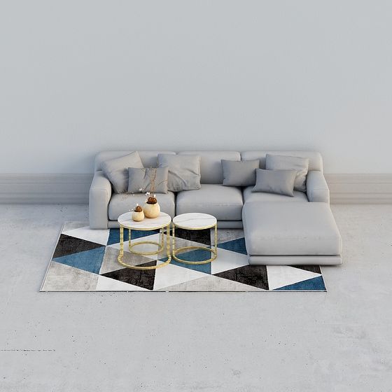 Urban Comfort Sofa 3D model