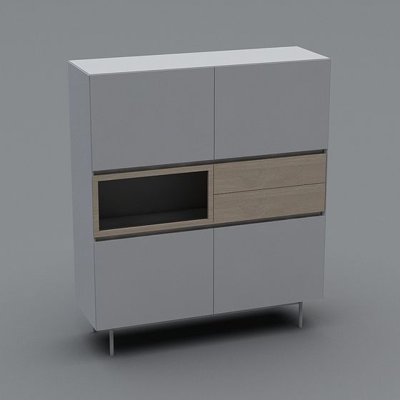 Urban Window Cabinet 3D model