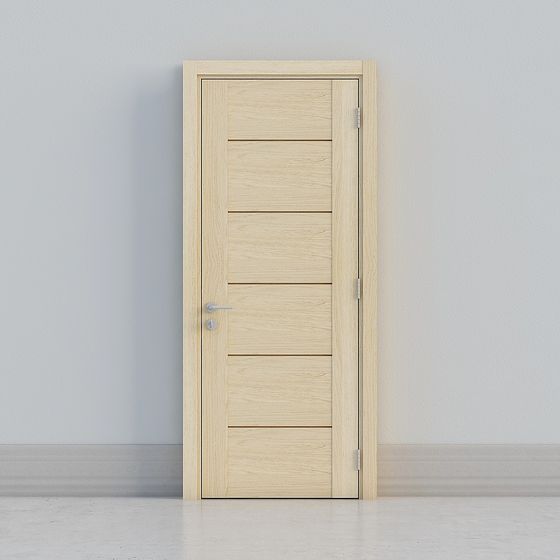 Minimalist 3D Door Model for Interior Design