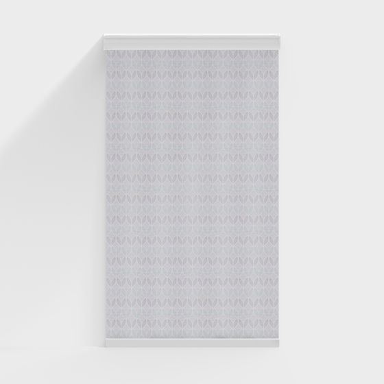 Elegant Leaf Curtain 3D model for Serene Interiors