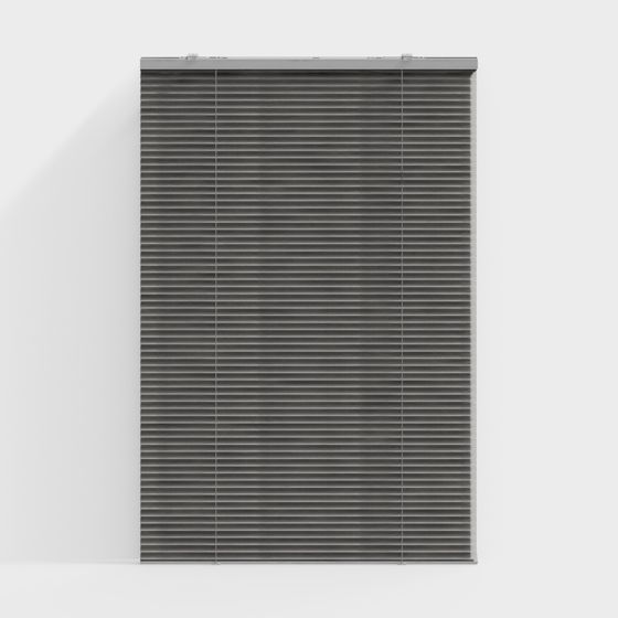 Stylish Low-Poly Window Blinds 3D Model for Modern Spaces